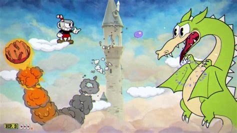 cuphead dragon boss|Fiery Frolic .